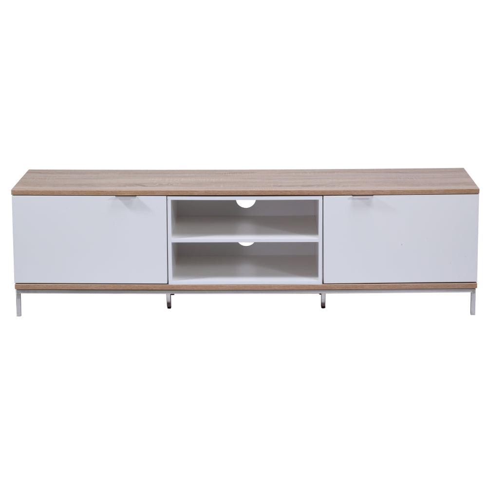 ADCH1600_Alphason Chaplin 1600 Cabinet for Up to 70" TVs - Light Oak & White-1 (7427369566396)