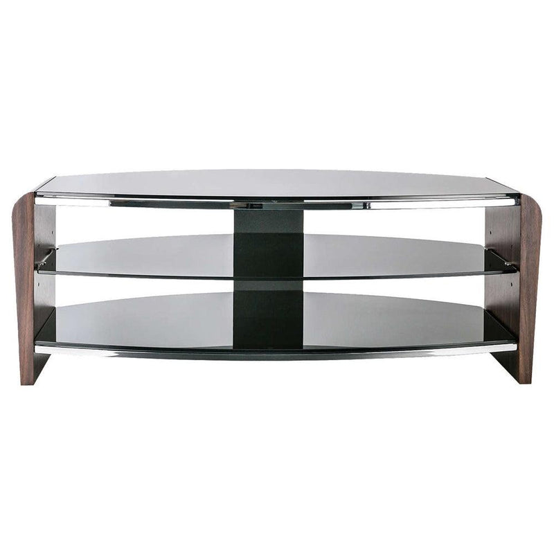 Alphason Francium 1100mm TV Stand for Up To 50" Screen TV - Back & Walnut | FRN1100/3-W1 from DID Electrical - guaranteed Irish, guaranteed quality service. (6890782326972)