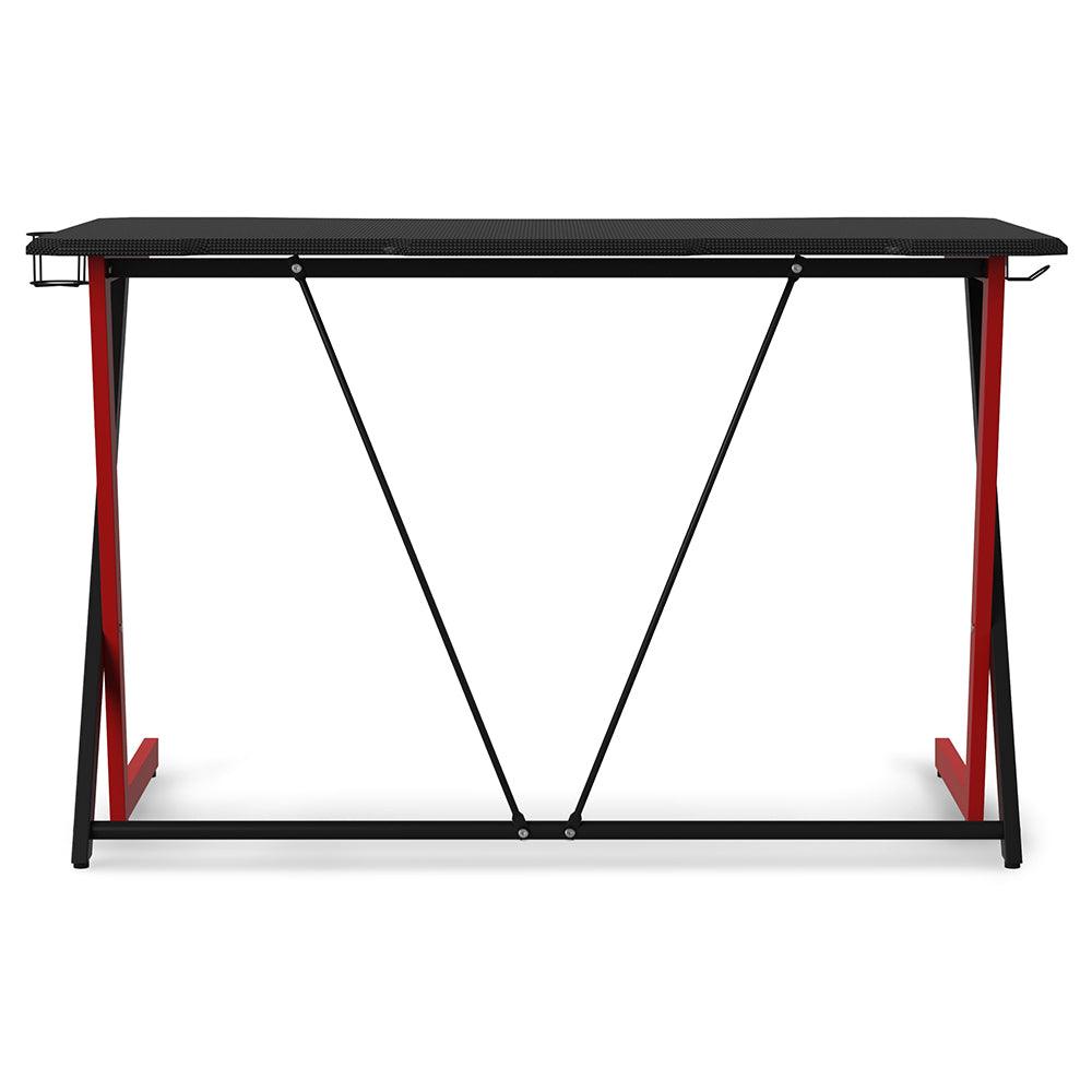 Alphason Phantom Gaming Desk - Black &amp; Red | AW9200 from DID Electrical - guaranteed Irish, guaranteed quality service. (6977587904700)