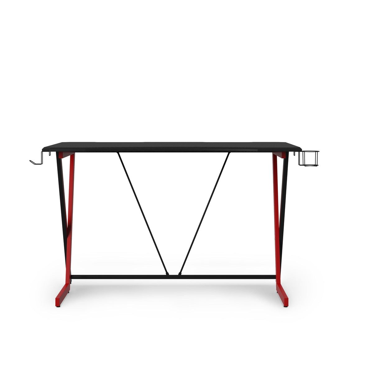 Alphason Phantom Gaming Desk - Black &amp; Red | AW9200 from DID Electrical - guaranteed Irish, guaranteed quality service. (6977587904700)