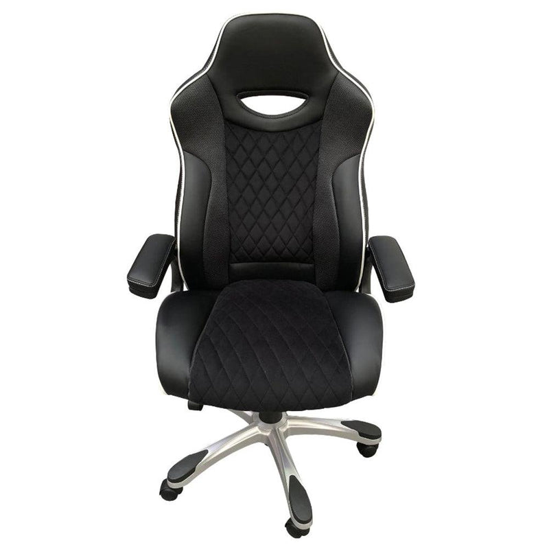 Alphason Silverstone Racing Gaming Chair - Black | AOC2282BLK from DID Electrical - guaranteed Irish, guaranteed quality service. (6977587806396)