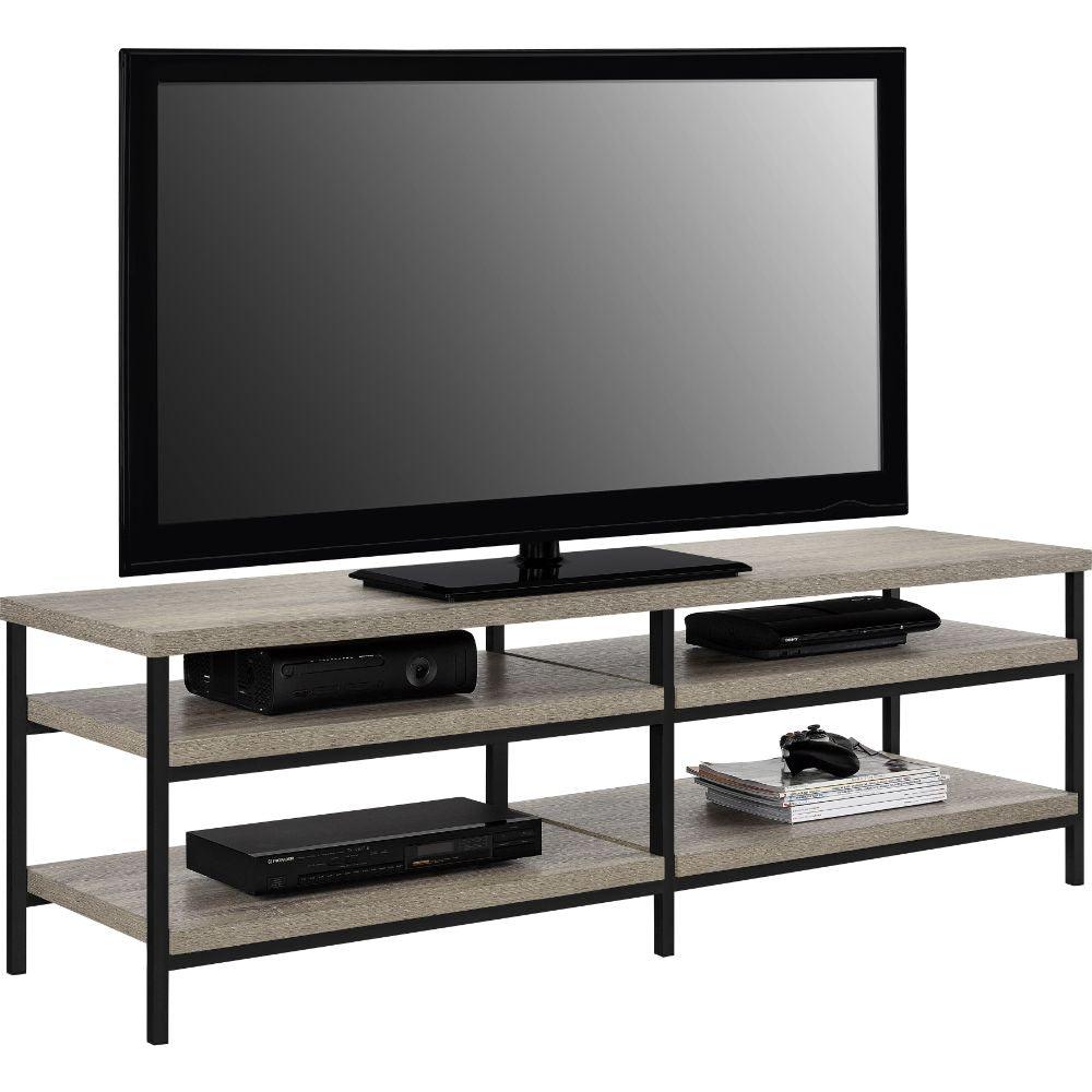 Ameriwood Home Elmwood TV Stand for 60&quot; TV - Grey Oak | 1763096PCOMUK from DID Electrical - guaranteed Irish, guaranteed quality service. (6977637712060)