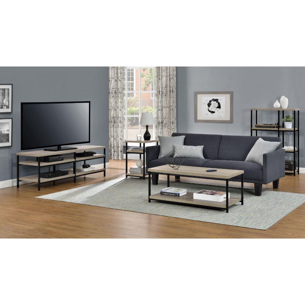 Ameriwood Home Elmwood TV Stand for 60&quot; TV - Grey Oak | 1763096PCOMUK from DID Electrical - guaranteed Irish, guaranteed quality service. (6977637712060)