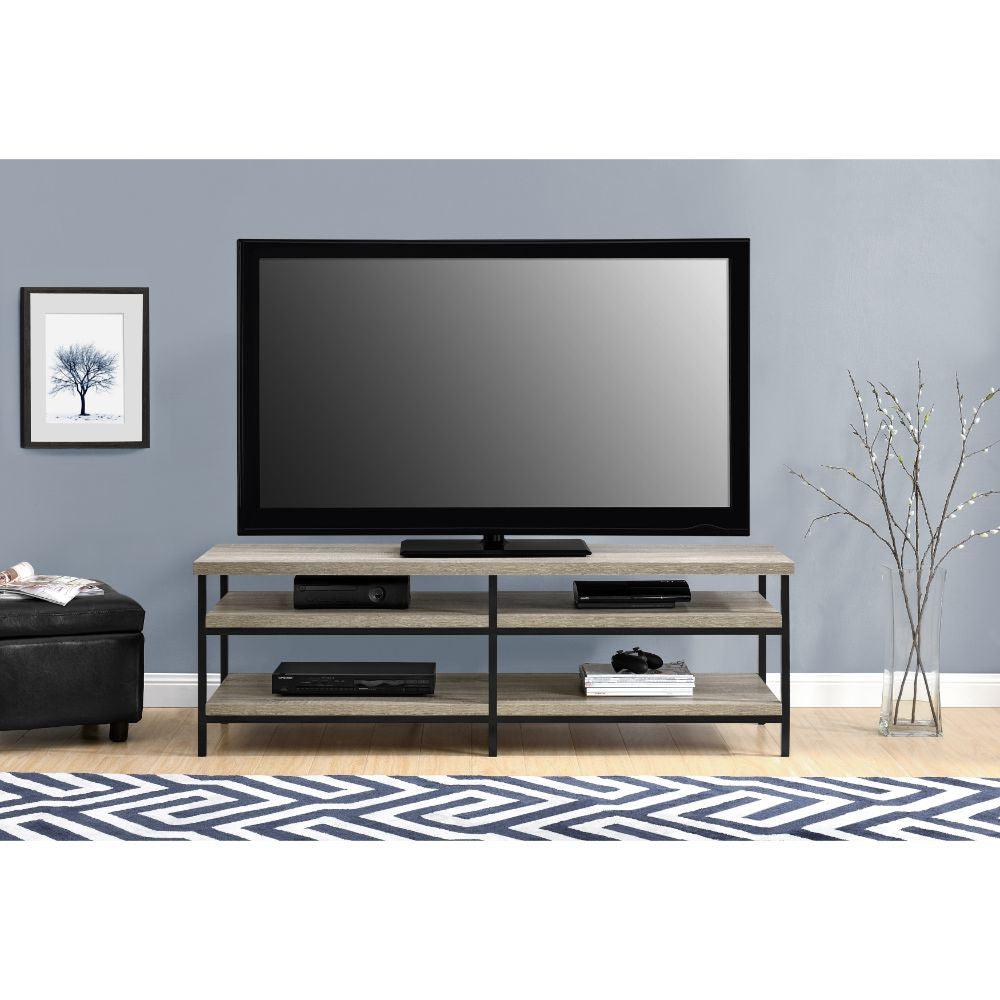 Ameriwood Home Elmwood TV Stand for 60&quot; TV - Grey Oak | 1763096PCOMUK from DID Electrical - guaranteed Irish, guaranteed quality service. (6977637712060)