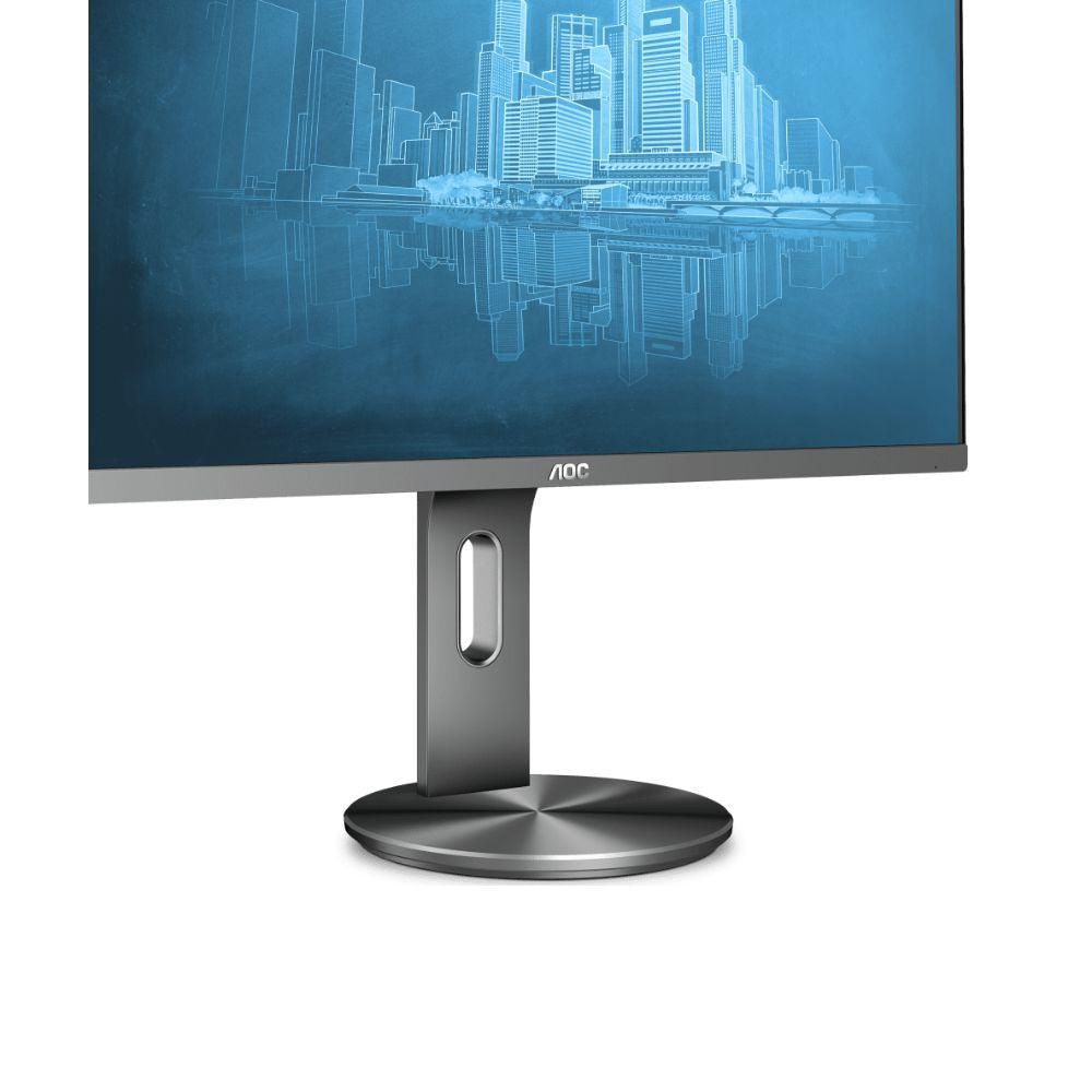 AOC 90 Series 27” 4K UHD LCD Monitor - Grey | U2790PQU from DID Electrical - guaranteed Irish, guaranteed quality service. (6977640497340)