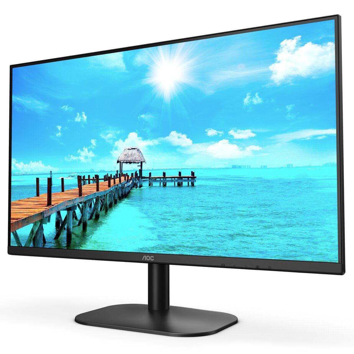 AOC B2 Series 27” Full HD LCD Monitor - Black | 27B2AM from DID Electrical - guaranteed Irish, guaranteed quality service. (6977638695100)