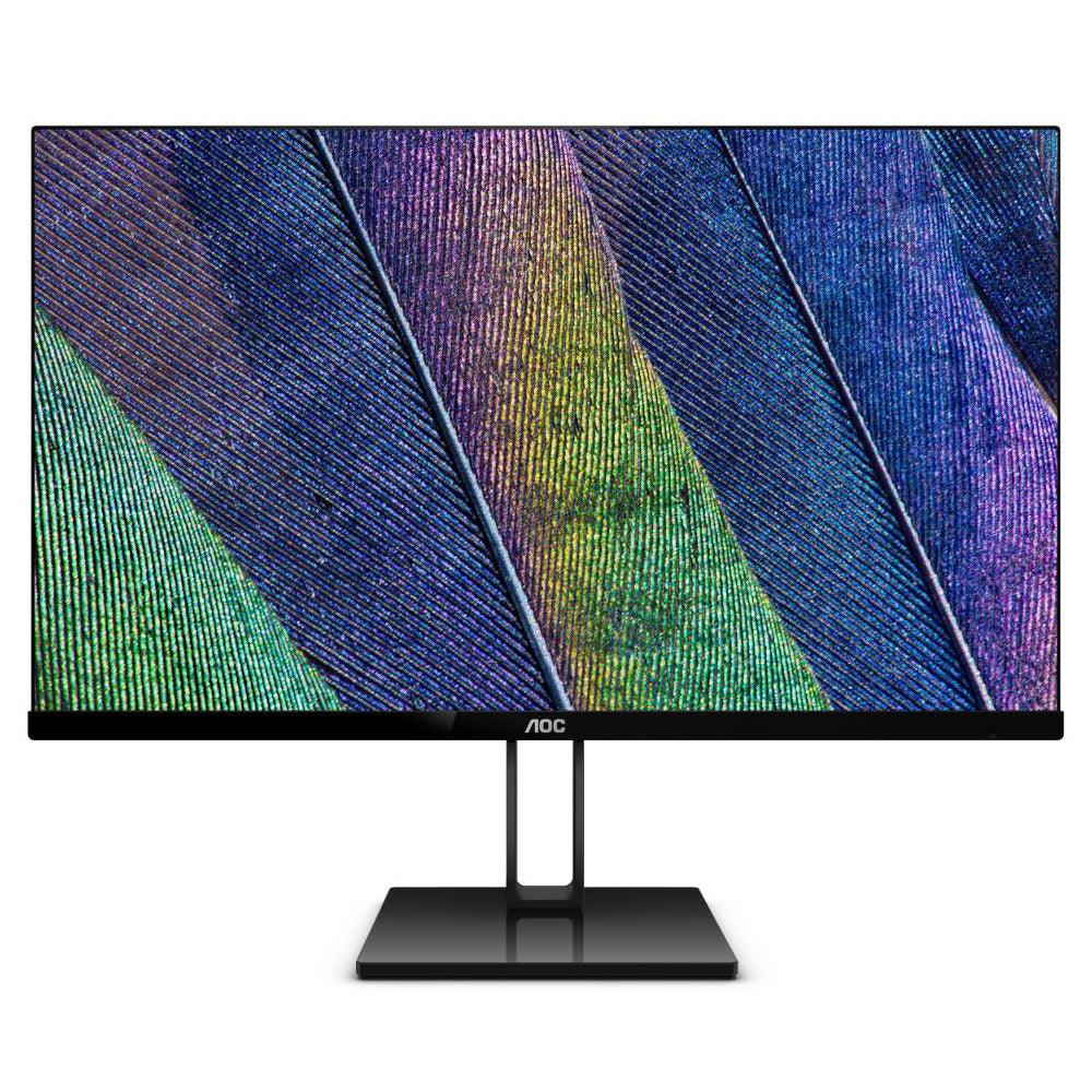 AOC V2 Series 27” Full HD LCD Monitor - Black | 27V2Q from DID Electrical - guaranteed Irish, guaranteed quality service. (6977640857788)