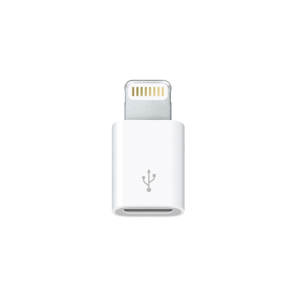 Apple Lightning to Micro USB Adapter - White | MD820ZM/A from DID Electrical - guaranteed Irish, guaranteed quality service. (6890735632572)