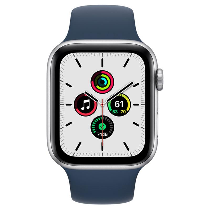 Apple Watch SE 44MM Aluminium Case with Abyss Blue Sport Band - Silver | MKQ43B/A (7314127585468)