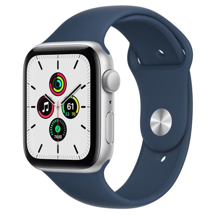 Apple Watch SE 44MM Aluminium Case with Abyss Blue Sport Band - Silver | MKQ43B/A (7314127585468)