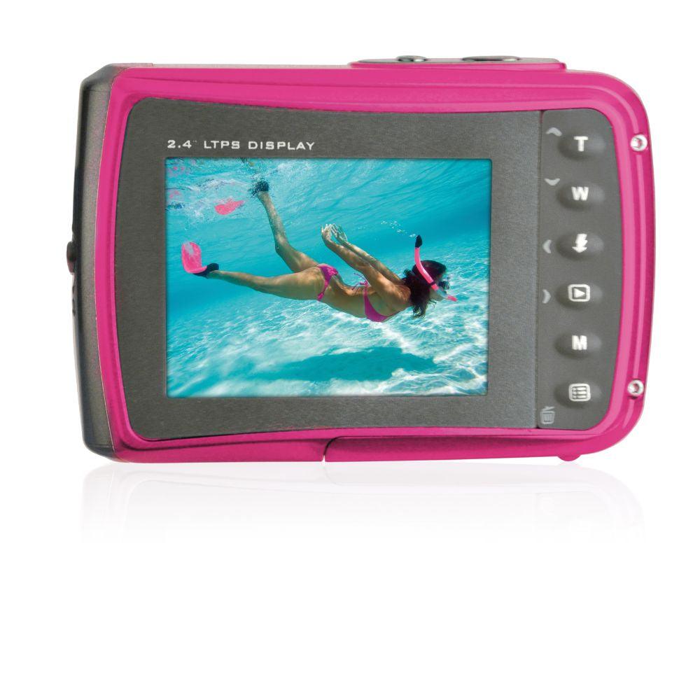 Aquapix Splash Waterproof Compact Digital Camera - Pink | 10013 from DID Electrical - guaranteed Irish, guaranteed quality service. (6977571487932)