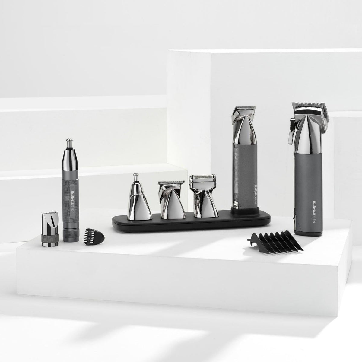 BaByliss Men Super X Metal Series 15 in 1 Cordless Multi Trimmer | 7200U (7151264366780)