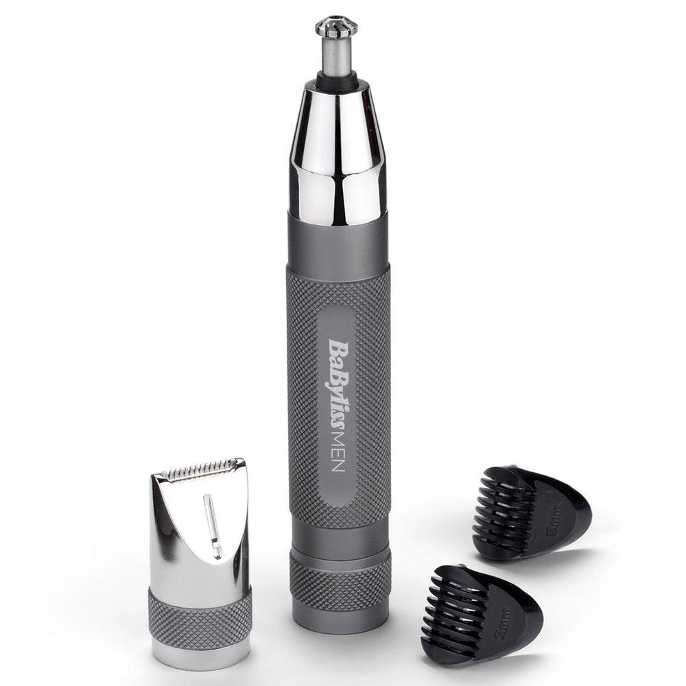 BaByliss Men Super X Metal Series Cordless Nose, Ear And Eyebrow Trimmer | 7066U (7151264432316)