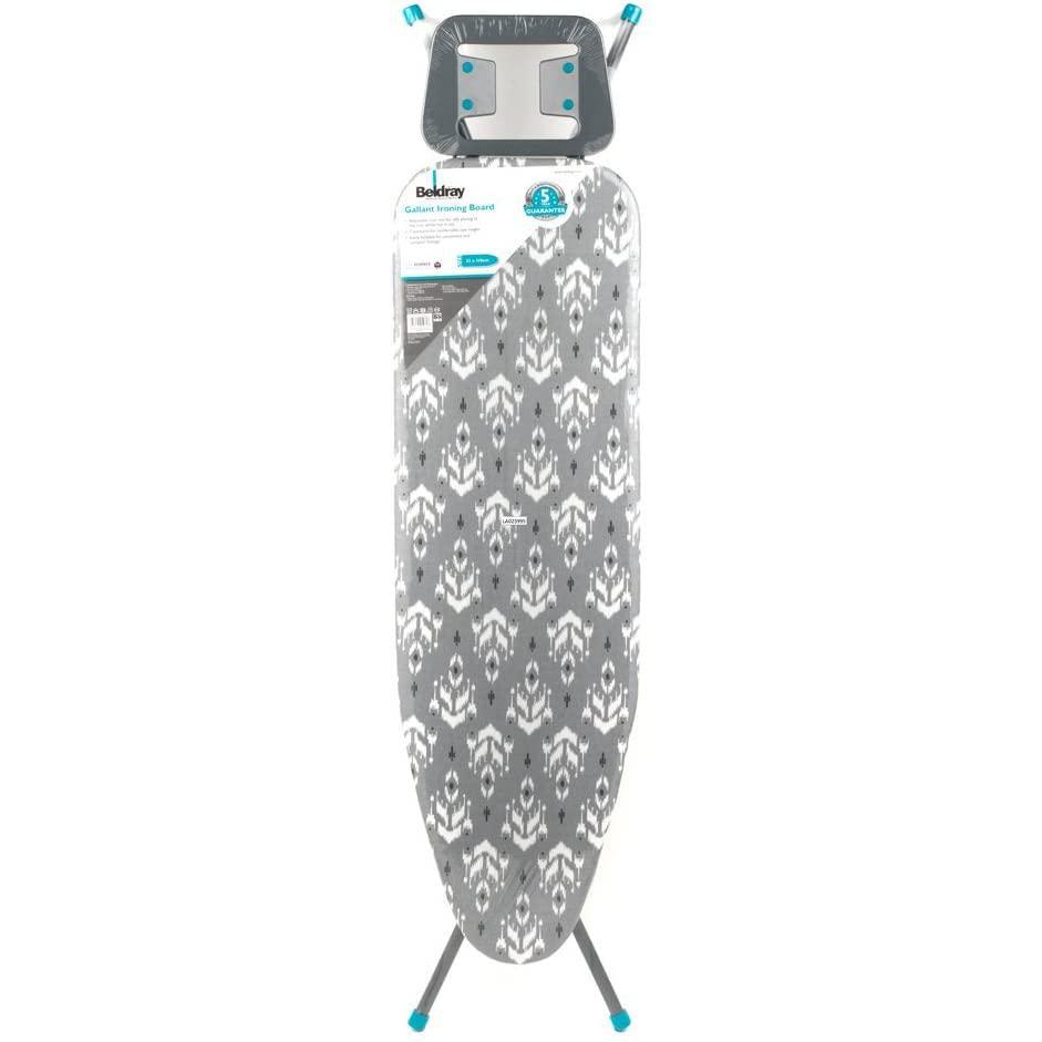 Beldray Ironing Board Ikat Print - Grey | LA023995IKAT from DID Electrical - guaranteed Irish, guaranteed quality service. (6890933158076)