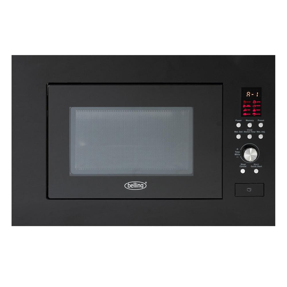 Belling 23L Integrated Microwave - Black | BIM60BLK from DID Electrical - guaranteed Irish, guaranteed quality service. (6890740121788)