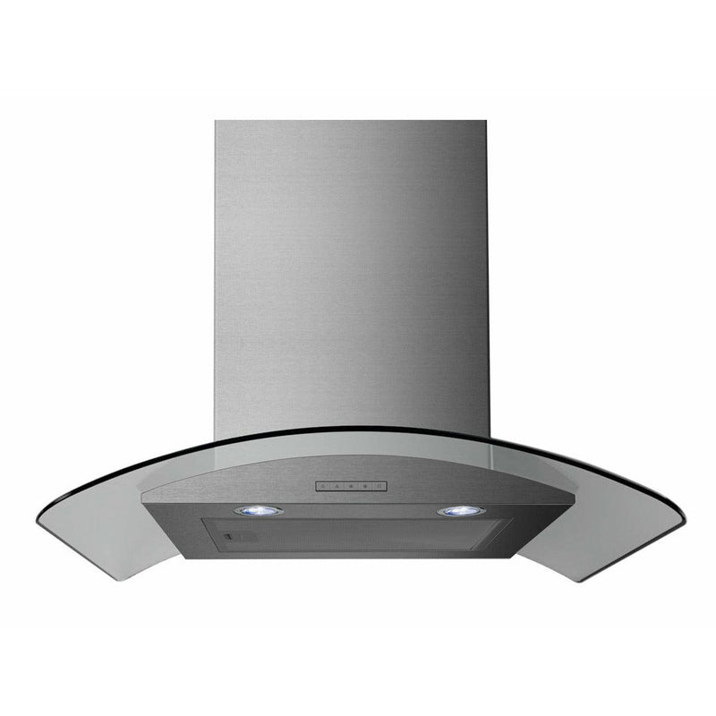 Belling 60CM Curved Glass Chimney Cooker Hood - Stainless Steel | CHIM604GSTA (7485769285820)