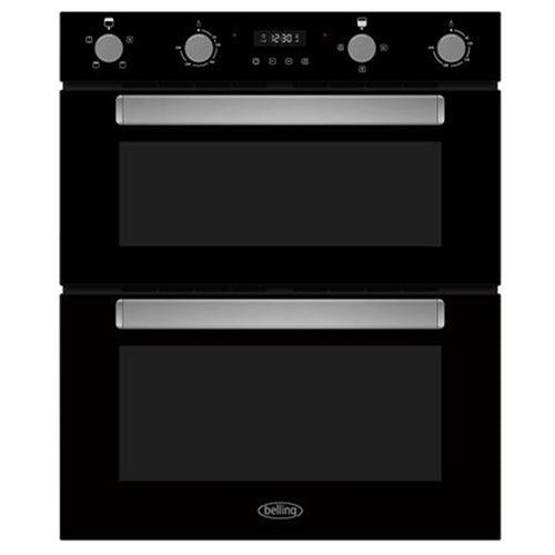 Belling Built-Under Electric Double Oven - Black | BI703FPBLK from DID Electrical - guaranteed Irish, guaranteed quality service. (6890820829372)