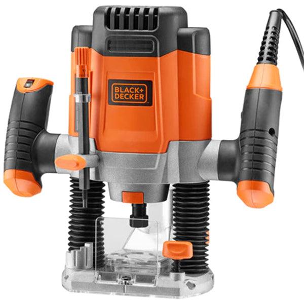 Black & Decker 1200W 6.35mm Plunge Router | KW1200EKA-GB (7096610095292)