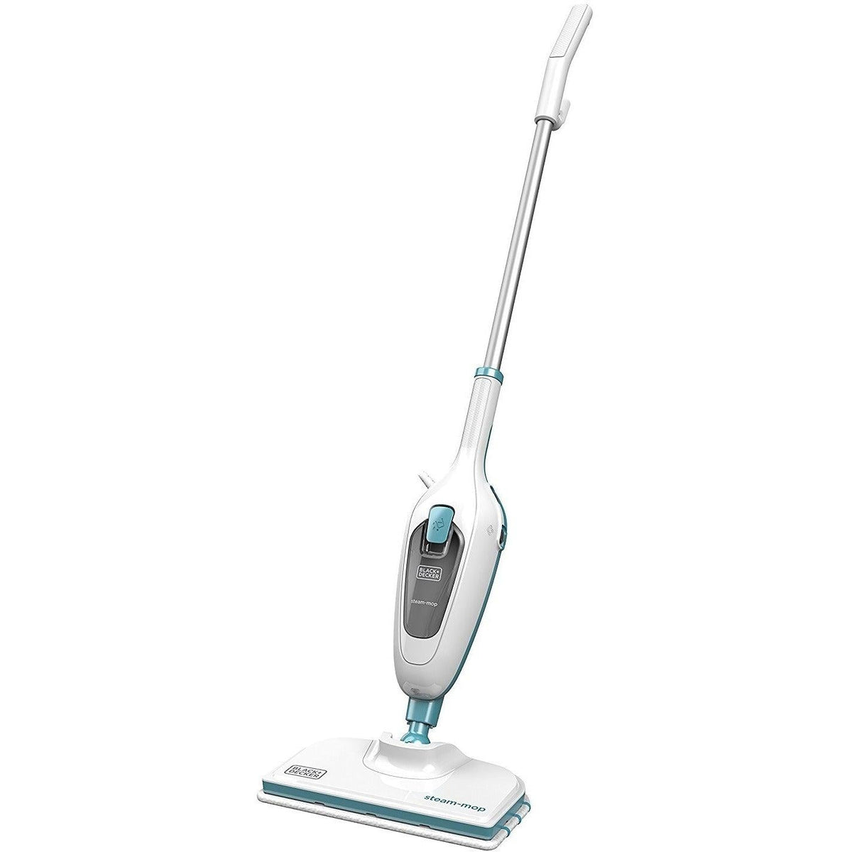 Black &amp; Decker 1300W Steam Mop - White &amp; Blue | FSM13E1-GB from DID Electrical - guaranteed Irish, guaranteed quality service. (6890771939516)