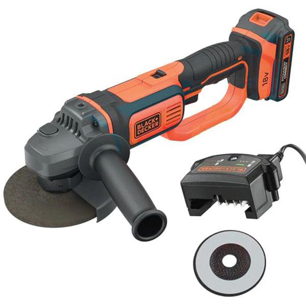 Black & Decker 18V Angle Grinder | BCG720D13-GB from DID Electrical - guaranteed Irish, guaranteed quality service. (6977657536700)