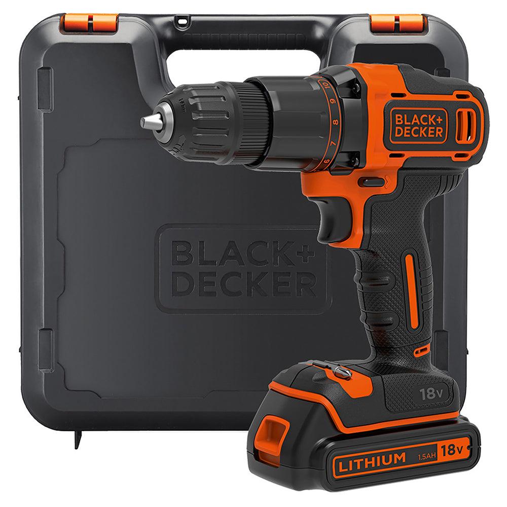 Black and Decker 18V Hammer Drill Kit | BCD700S2K-GB from DID Electrical - guaranteed Irish, guaranteed quality service. (6977663369404)