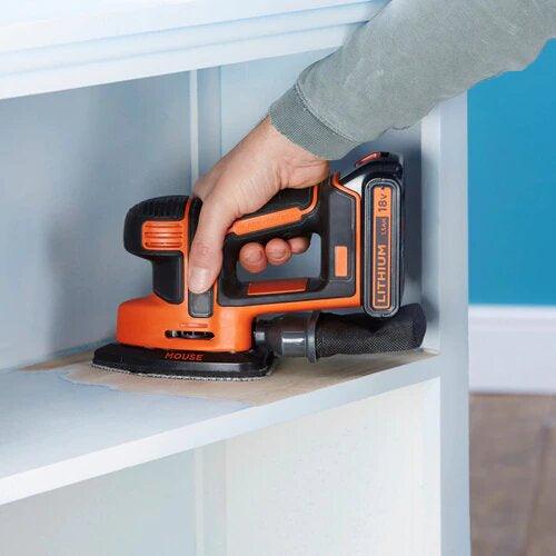 Black &amp; Decker 18V Lithium-Ion Cordless Mouse Detail Sander | BDCDS18-GB (7096609898684)