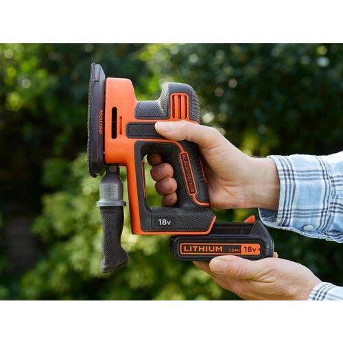 Black &amp; Decker 18V Lithium-Ion Cordless Mouse Detail Sander | BDCDS18-GB (7096609898684)