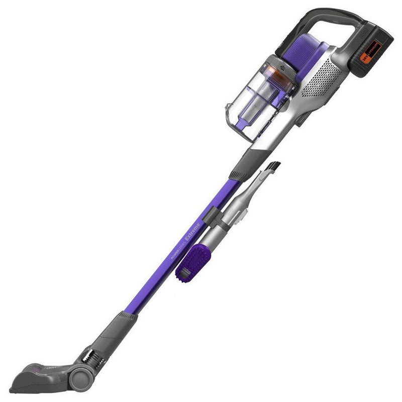 Clearance/Ex-Display Black & Decker 36V 4 in 1 Cordless Powerseries Extreme Vacuum Cleaner - Purple from DID Electrical - guaranteed Irish, guaranteed quality service. (6977521778876)