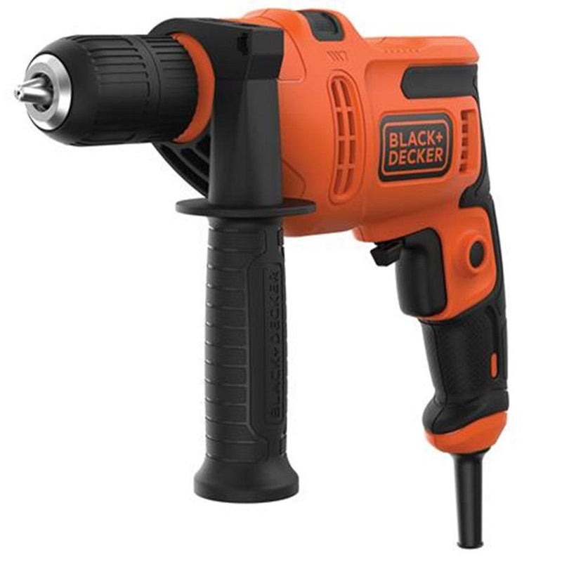 Black & Decker 500W Corded Hammer Drill - Black & Orange | BEH200-GB from DID Electrical - guaranteed Irish, guaranteed quality service. (6890906091708)