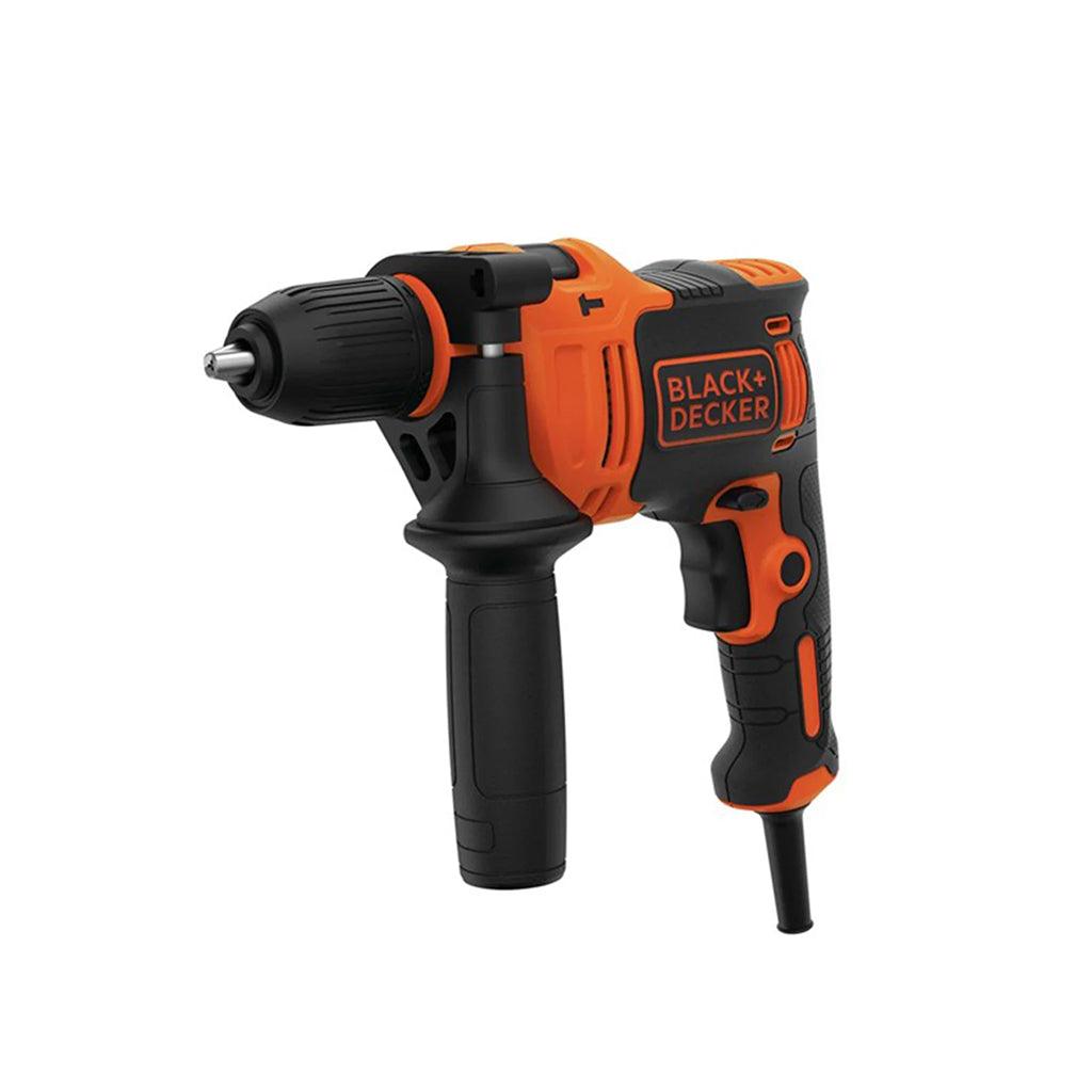 Black &amp; Decker 710W Hammer Drill Kit Box | BEH710K-GB from DID Electrical - guaranteed Irish, guaranteed quality service. (6977662910652)