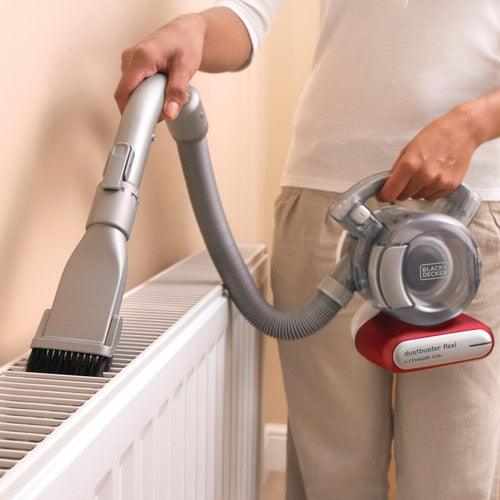 Black & Decker Flexi Dustbuster Cordless Handheld Vacuum Cleaner - Grey & Red (7268273848508)