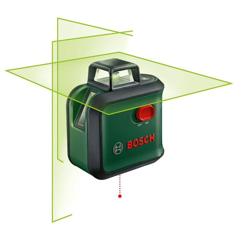 Bosch Advanced Level 360 Cross Line Laser - Green | 0603663B03 from DID Electrical - guaranteed Irish, guaranteed quality service. (6977564180668)