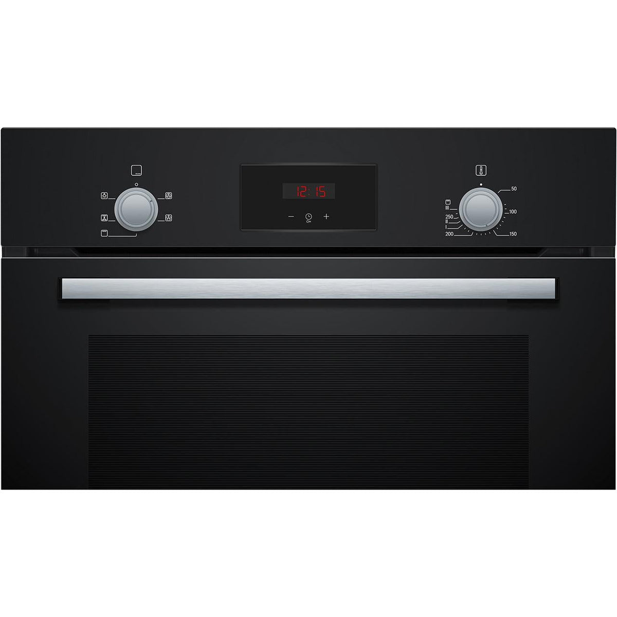Bosch Built-In Electric Single Oven - Black | HHF113BA0B from DID Electrical - guaranteed Irish, guaranteed quality service. (6977416036540)
