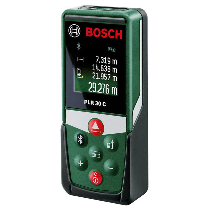 Bosch PLR 30 C Digital Laser Measure - Green | 0603672100 from DID Electrical - guaranteed Irish, guaranteed quality service. (6977562804412)