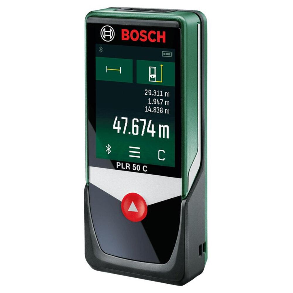 Bosch PLR 50 C Digital Laser Measure - Green | 0603672201 from DID Electrical - guaranteed Irish, guaranteed quality service. (6977563164860)