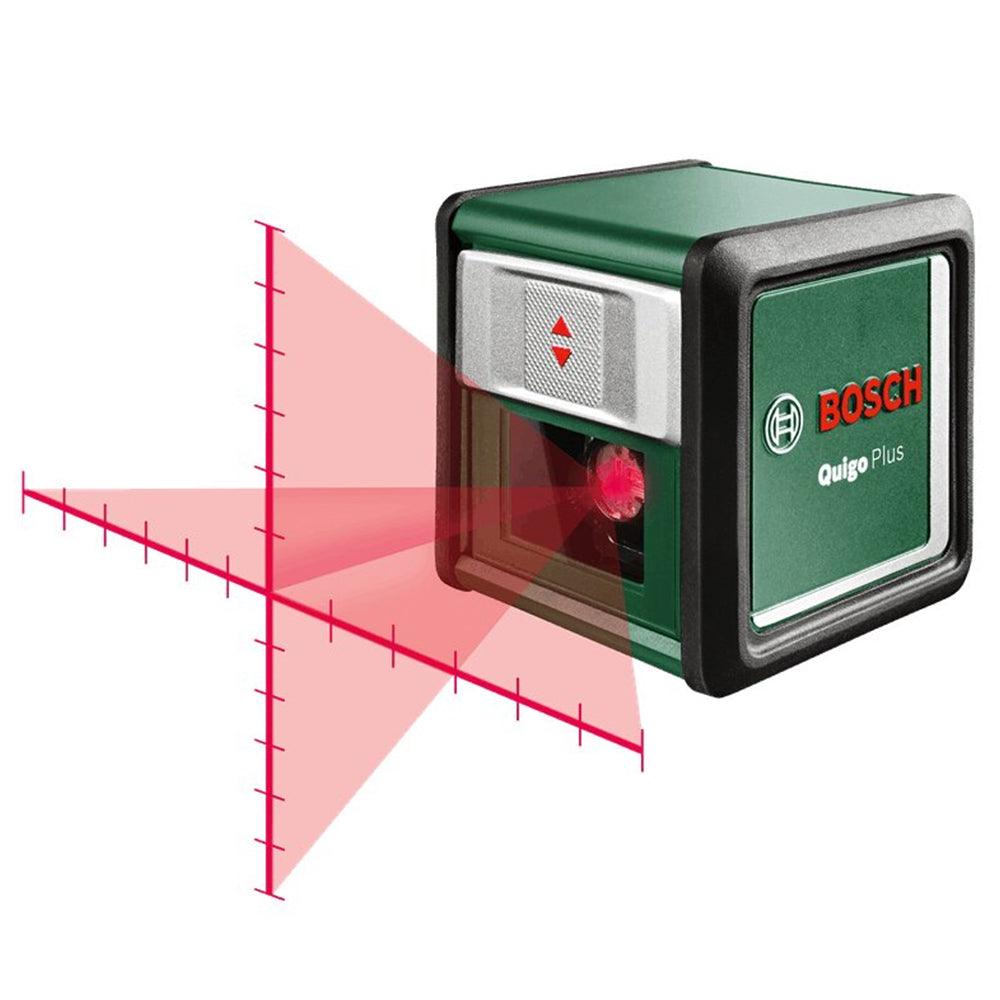 Bosch Quigo Plus Cross Line Laser - Green | 0603663600 from DID Electrical - guaranteed Irish, guaranteed quality service. (6977565982908)