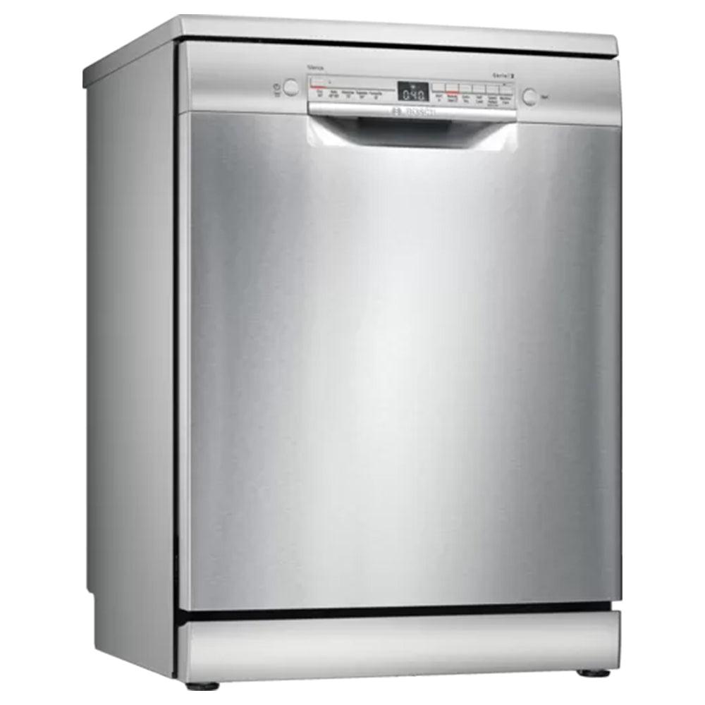 Bosch Serie 2 60cm Freestanding Dishwasher - Silver Inox | SMS2ITI41G from DID Electrical - guaranteed Irish, guaranteed quality service. (6977721237692)