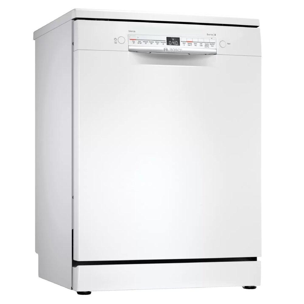 Bosch Serie 2 60CM Freestanding Dishwasher - White | SMS2HVW66G from DID Electrical - guaranteed Irish, guaranteed quality service. (6977669431484)