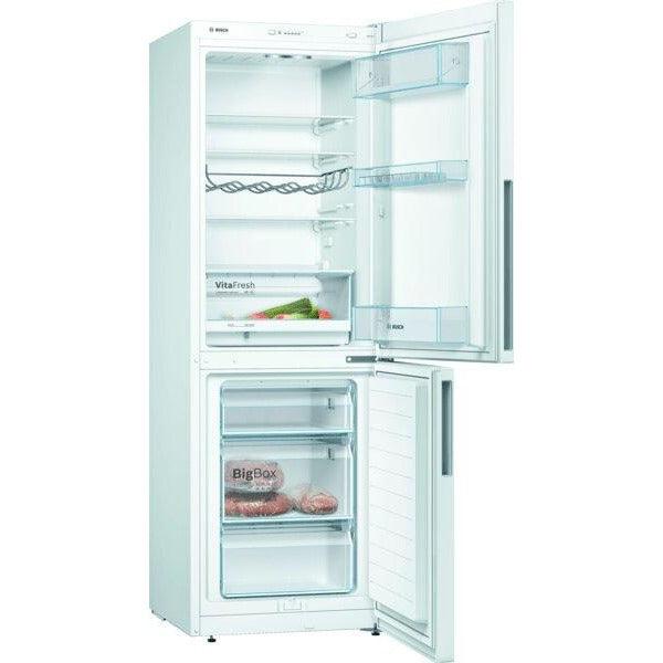 Bosch Serie 4 287L Freestanding Fridge Freezer - White | KGV336WEAG from DID Electrical - guaranteed Irish, guaranteed quality service. (6977507000508)