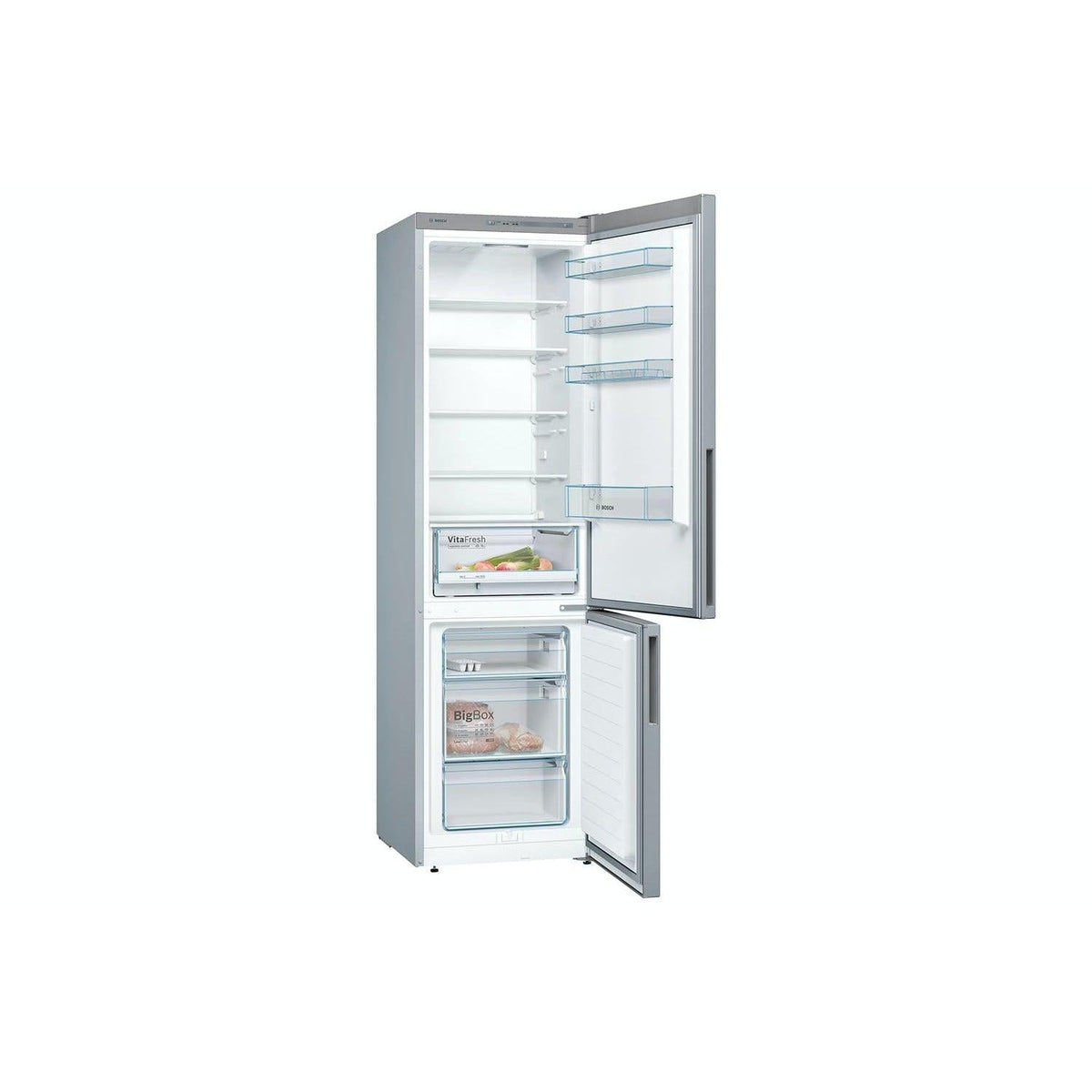 Bosch Serie 4 343L Free-Standing Fridge Freezer - Stainless Steel | KGV39VLEAG (6977659502780)