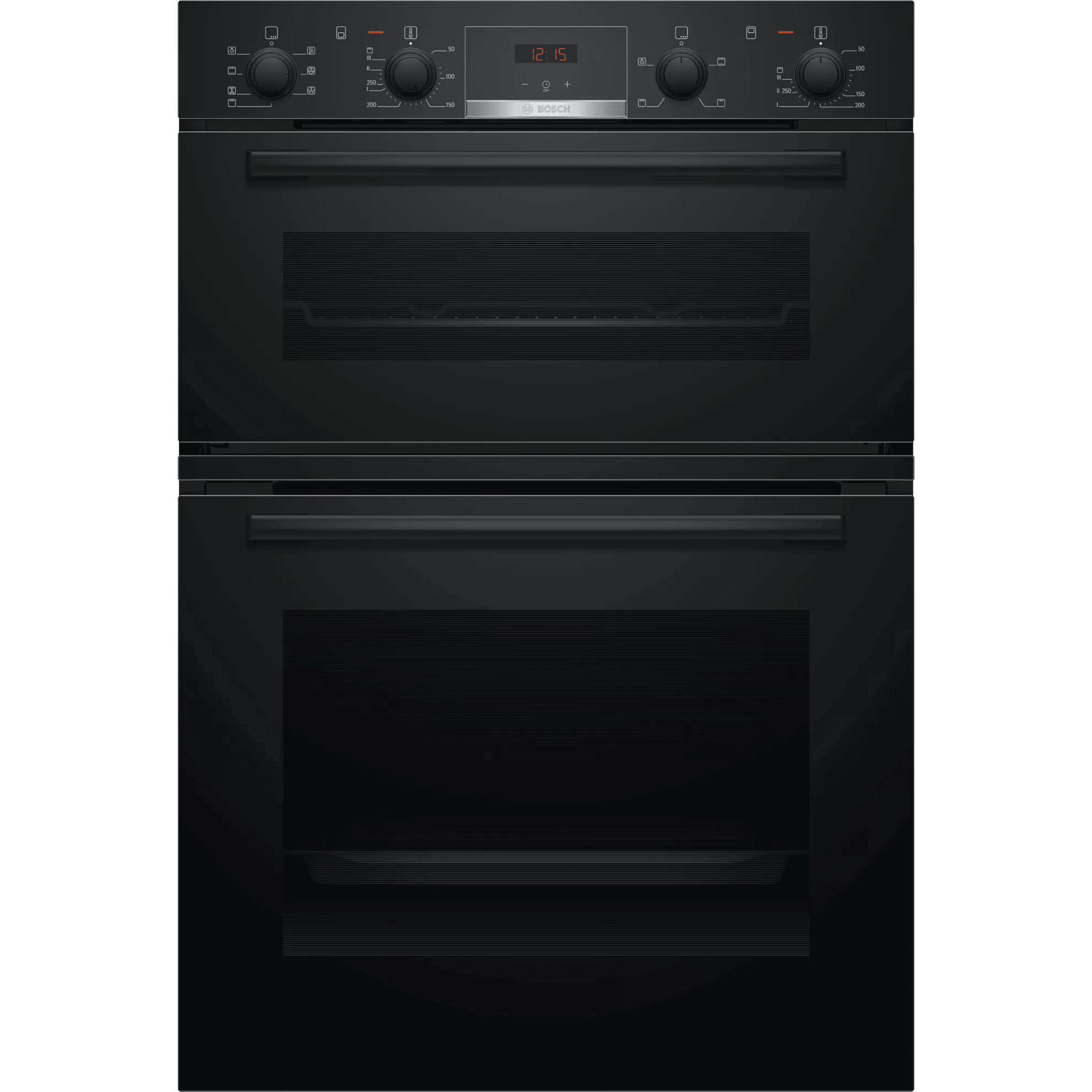 Bosch Serie 4 59.4CM Built-In Electric Double Oven - Black | MBS533BB0B (7494017908924)