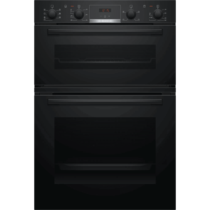 Bosch Serie 4 59.4CM Built-In Electric Double Oven - Black | MBS533BB0B (7494017908924)