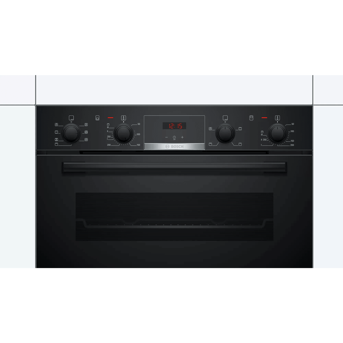 Bosch Serie 4 59.4CM Built-In Electric Double Oven - Black | MBS533BB0B (7494017908924)