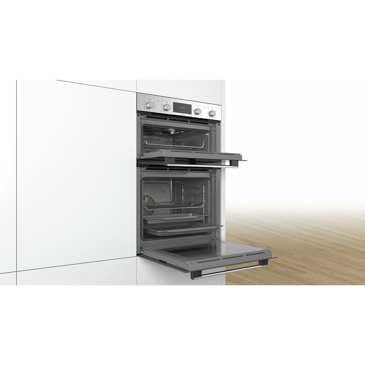 Bosch Serie 4 Built-In Electric Double Oven - Stainless Steel | MBS533BS0B from DID Electrical - guaranteed Irish, guaranteed quality service. (6890787012796)
