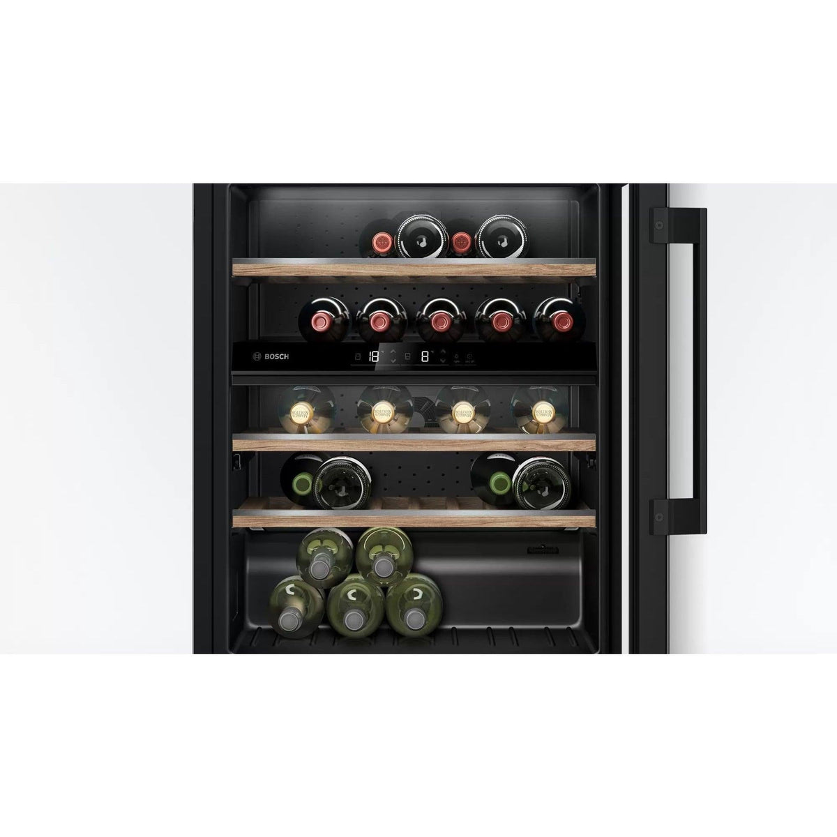 Bosch Serie 6 120L Built-Under Wine Cooler - Black | KUW21AHG0G from DID Electrical - guaranteed Irish, guaranteed quality service. (6977653899452)