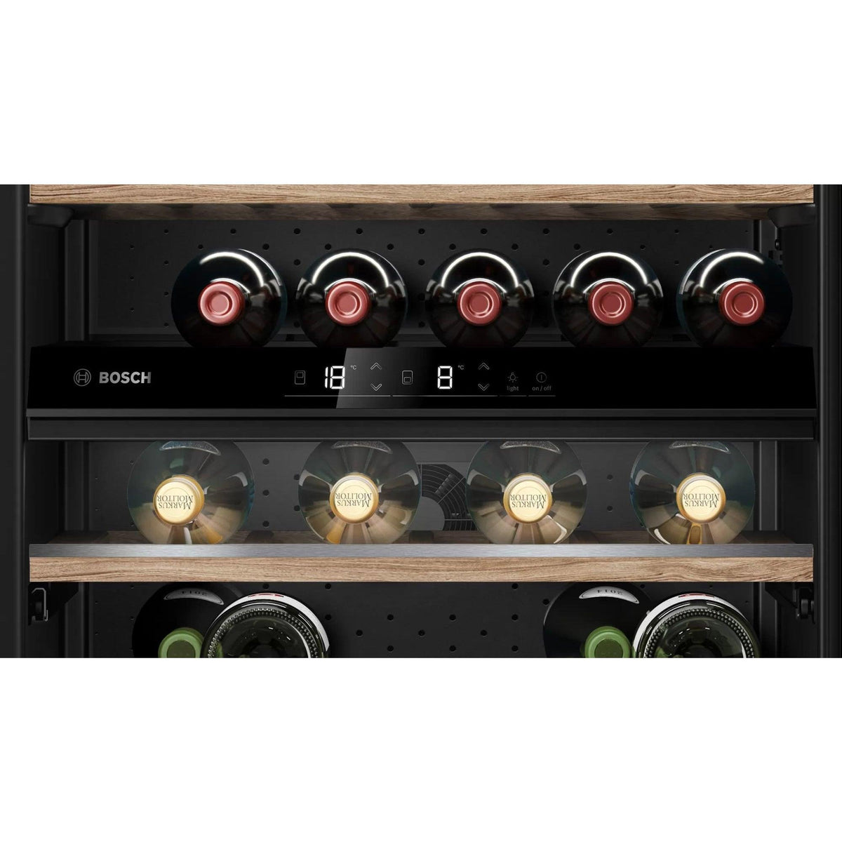 Bosch Serie 6 120L Built-Under Wine Cooler - Black | KUW21AHG0G from DID Electrical - guaranteed Irish, guaranteed quality service. (6977653899452)