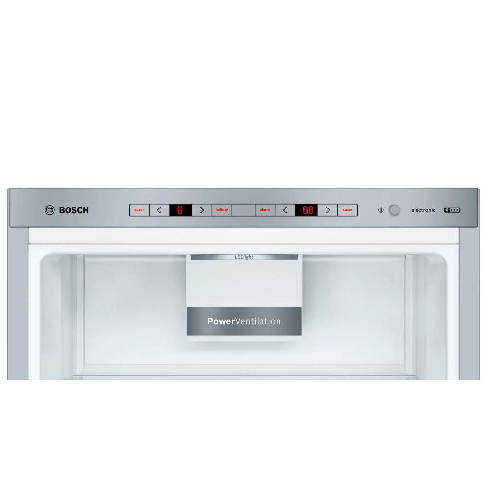 Bosch Serie 6 413L Low Frost Freestanding Fridge Freezer - Inox | KGE49AICAG from DID Electrical - guaranteed Irish, guaranteed quality service. (6977540849852)