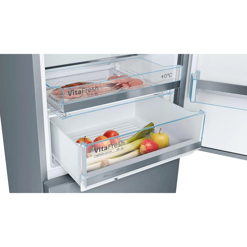 Bosch Serie 6 413L Low Frost Freestanding Fridge Freezer - Inox | KGE49AICAG from DID Electrical - guaranteed Irish, guaranteed quality service. (6977540849852)