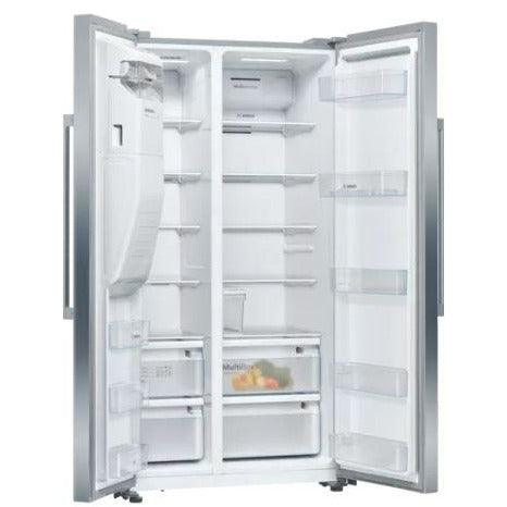 Bosch Serie 6 562L No Frost American Fridge Freezer - Stainless Steel | KAI93VIFPG from DID Electrical - guaranteed Irish, guaranteed quality service. (6977658486972)