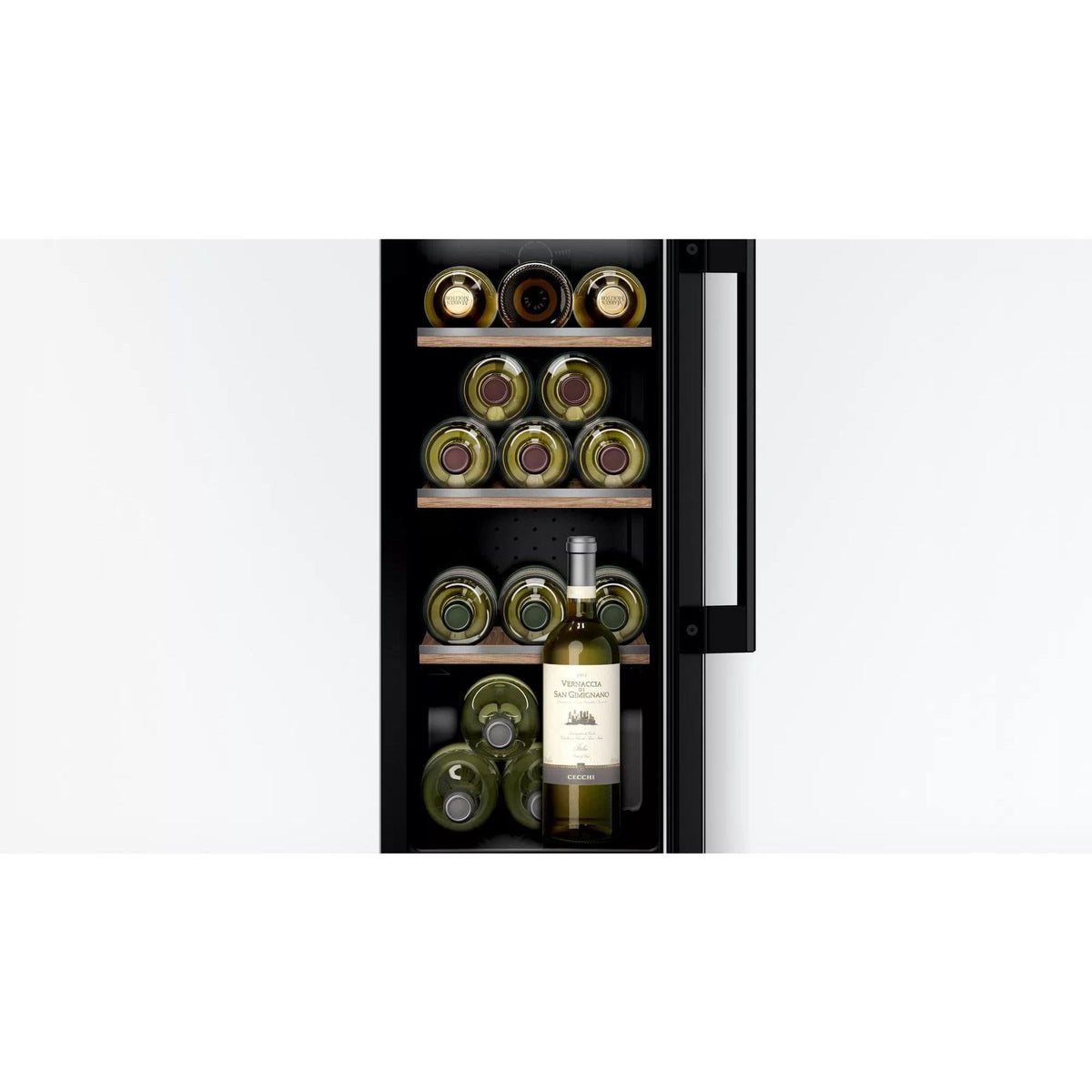 Bosch Serie 6 58L Built-Under Wine Cooler - Black | KUW20VHF0G from DID Electrical - guaranteed Irish, guaranteed quality service. (6977653702844)
